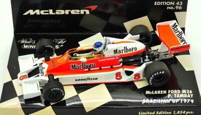 1979 Minichamps Marlboro Mclaren M26 P Tambay Brazil GP 1/43