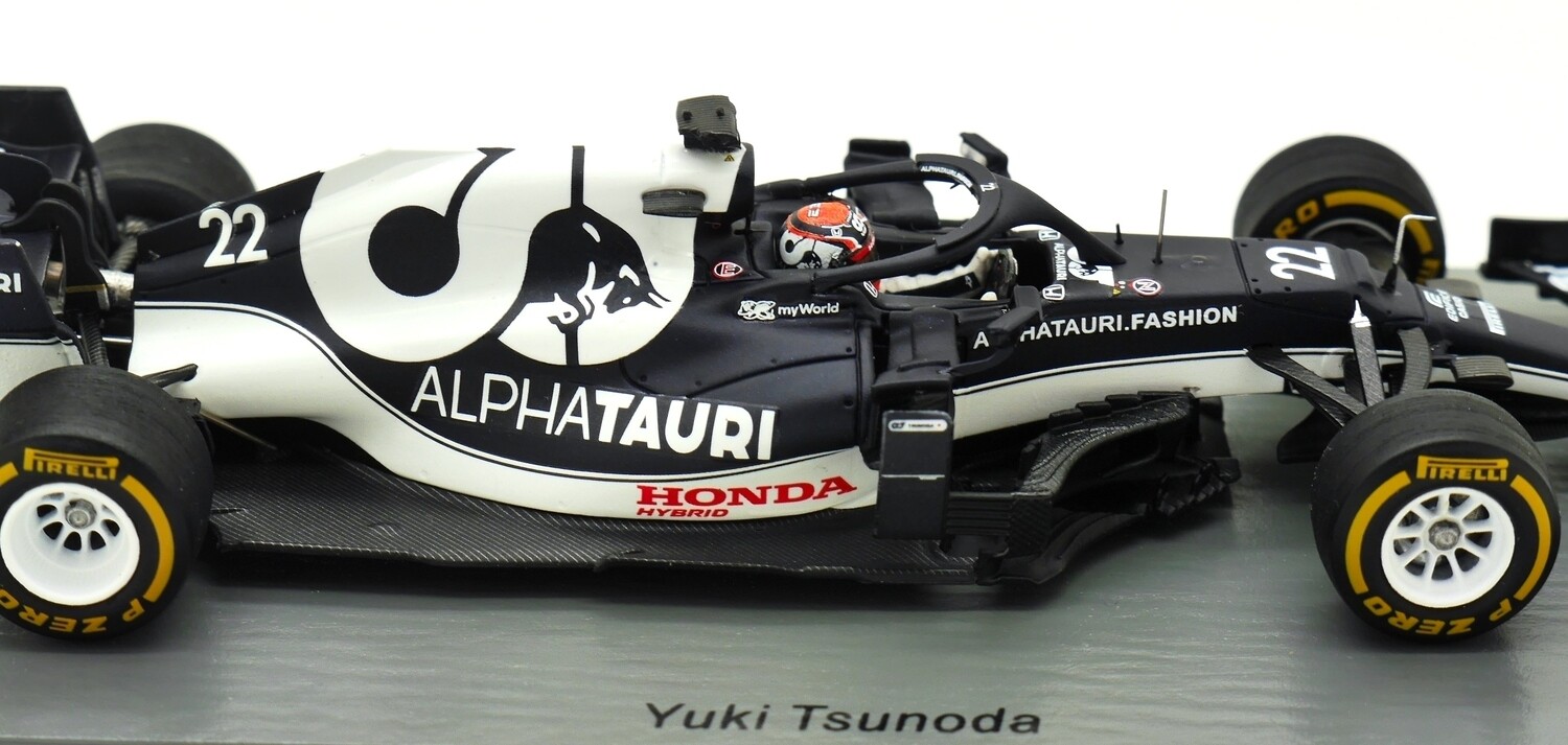 2021 Spark Alpha Tauri AT02 Y Tsnuoda Bahrain GP 1/43