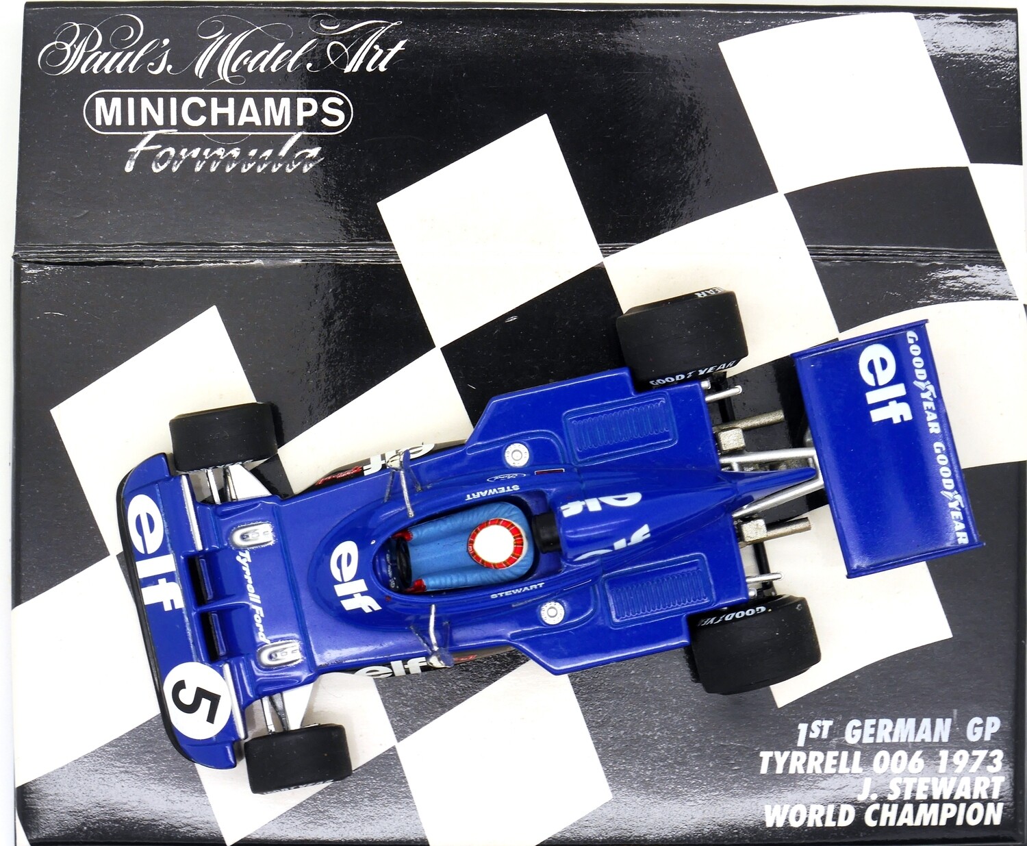 ミニカー】ミニチャンプス 1/43 TYRRELL 006 1973 F. Cevert