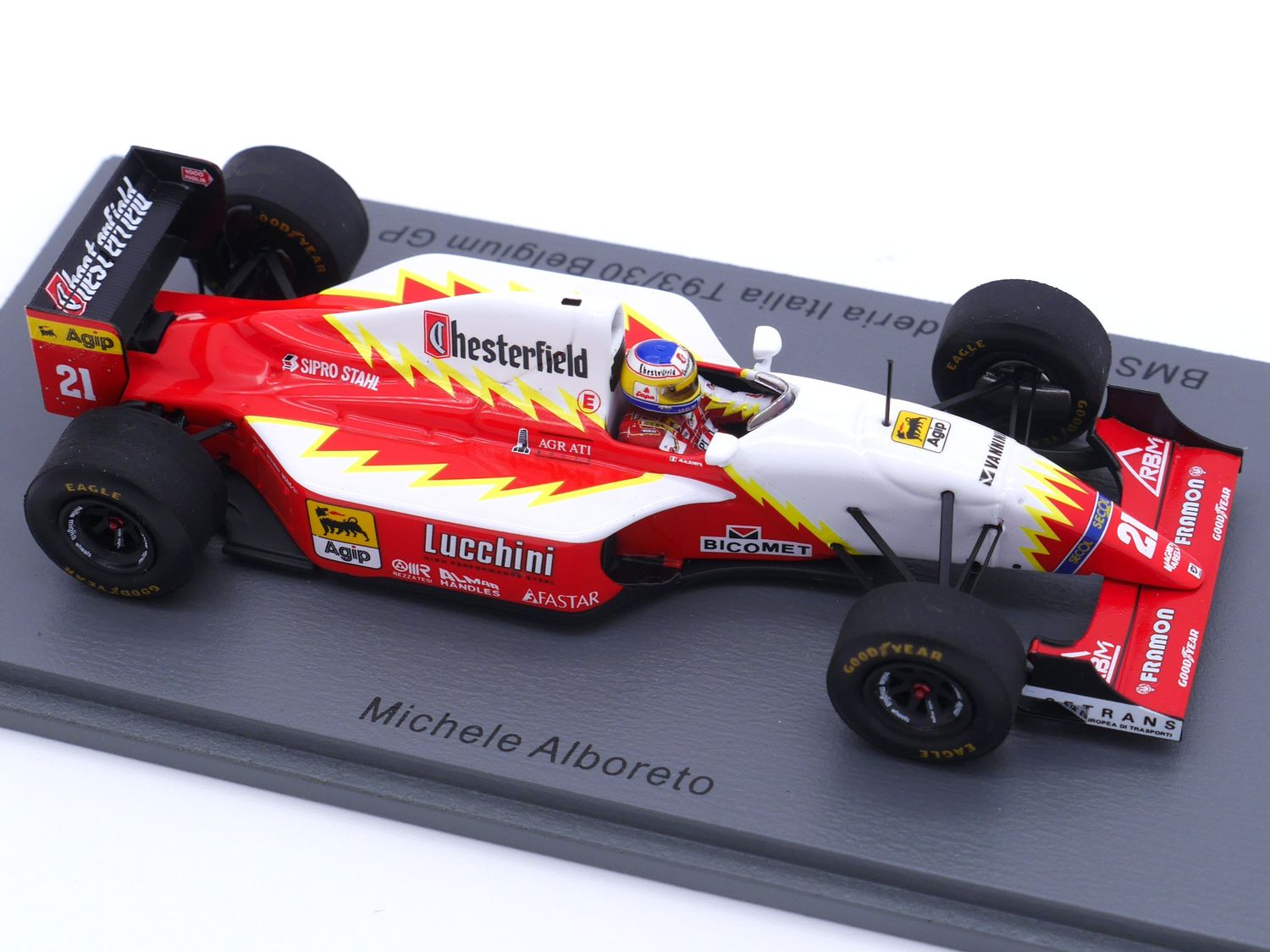 1993 Spark BMS Lola Scuderia Italia T93/30 M Alboreto Belgian GP 1/43