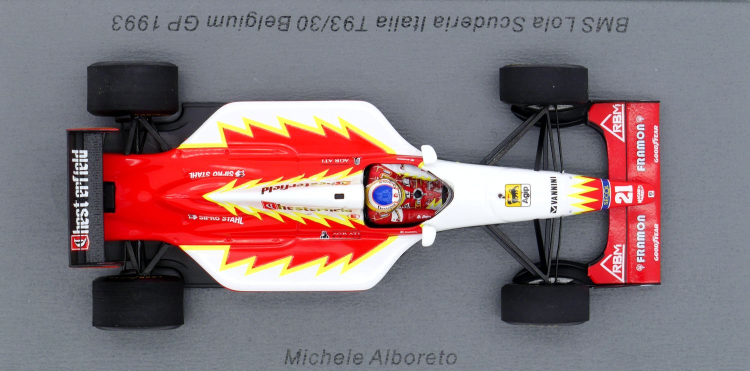 1993 Spark BMS Lola Scuderia Italia T93/30 M Alboreto Belgian GP 1/43