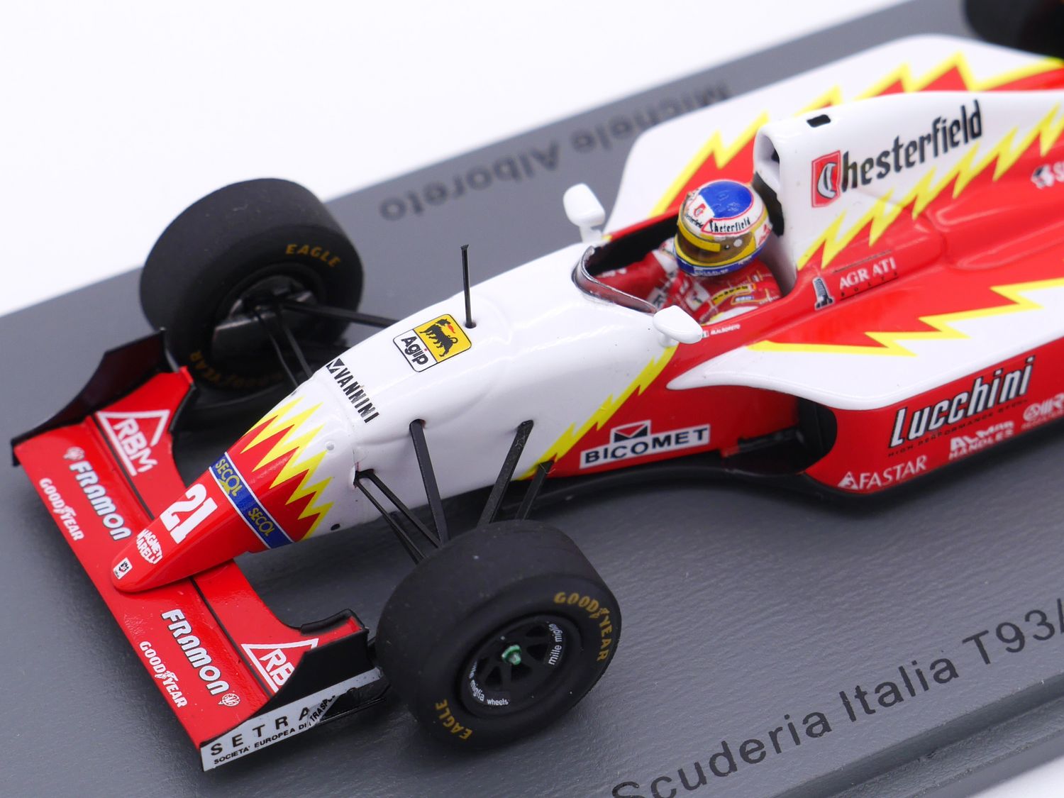 1993 Spark BMS Lola Scuderia Italia T93/30 M Alboreto Belgian GP 1/43