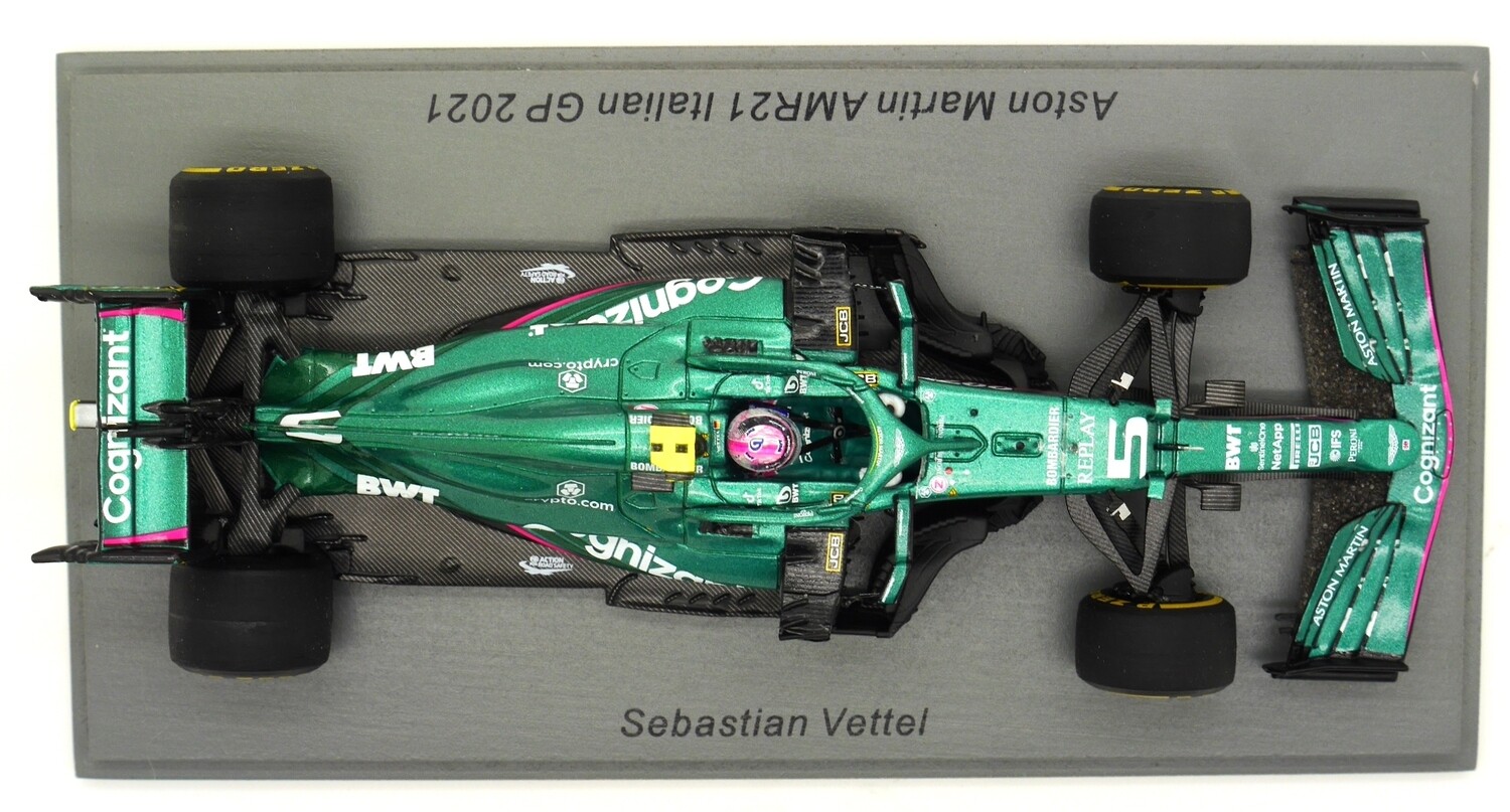 Miniature Spark 1/43 – Aston Martin AMR21 F1 – Vettel – GP Bahreïn 2021 – Neuf