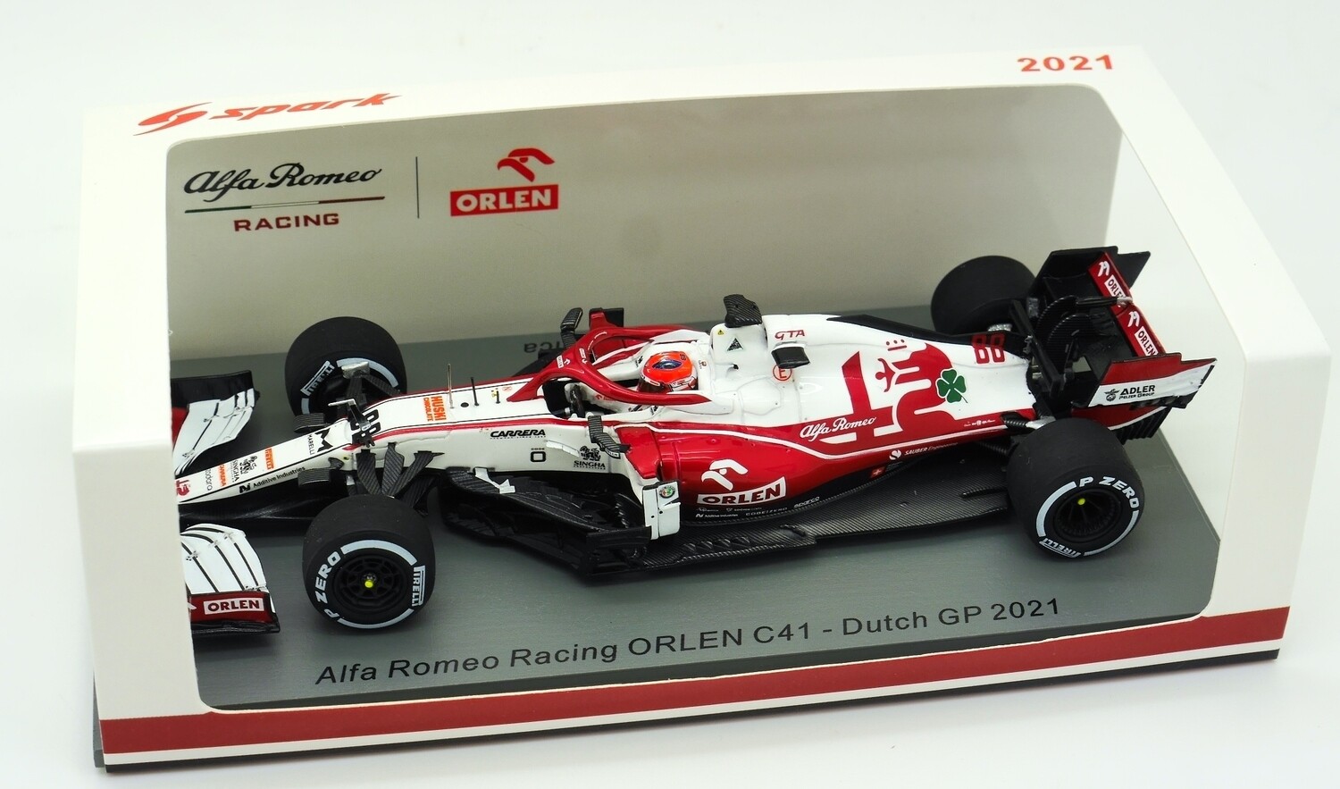 Kubica 2020 Test Alfa Roméo 1/43 Spark - FR
