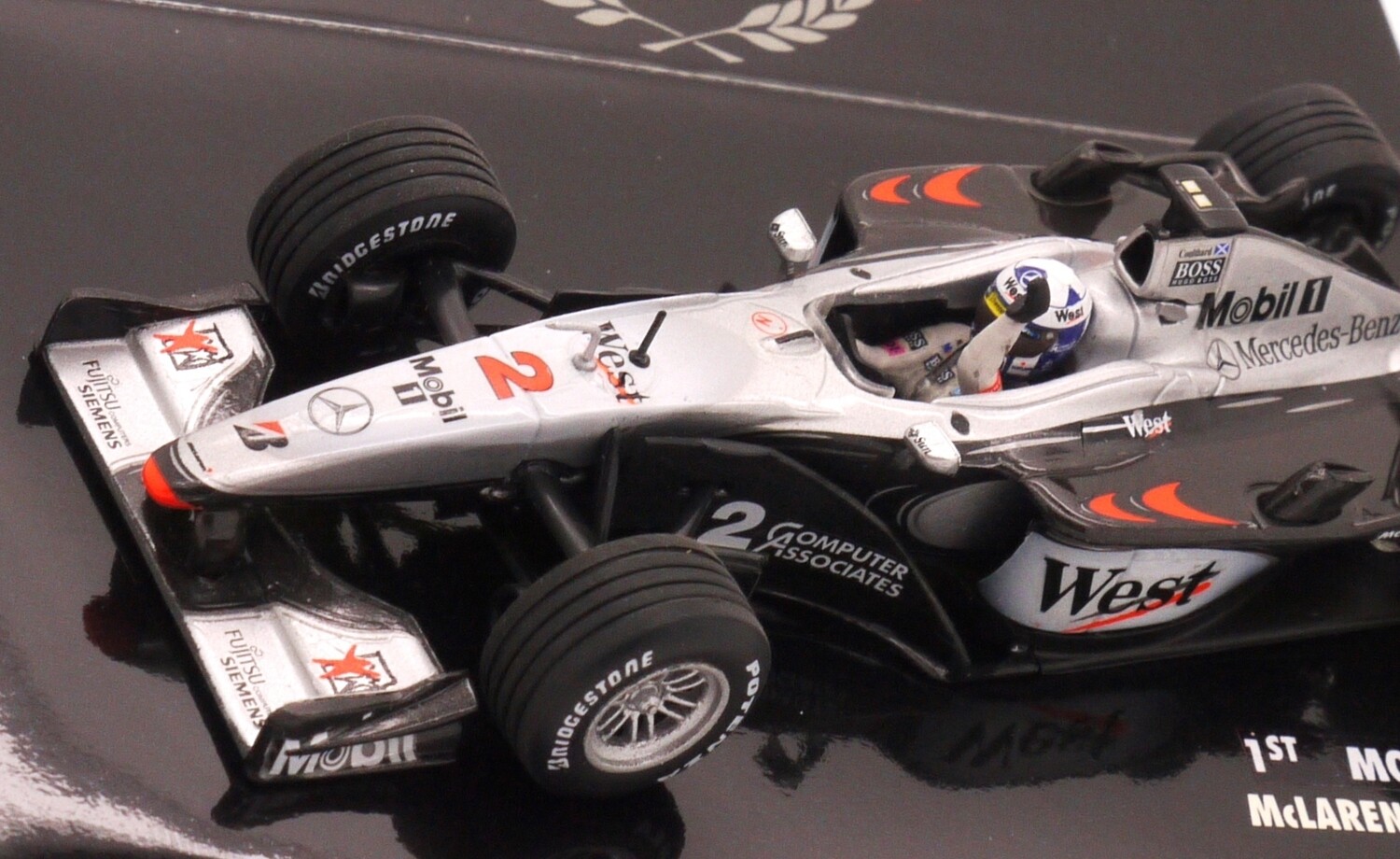 2000 Minichamps West McLaren MP4/15 D Coulthard 1st Monaco GP 1/43
