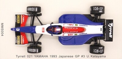 1993 Spark Cabin Tyrrell 021 U Katayama Japanese GP 1/43