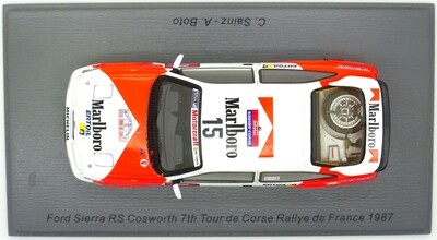 Modellautos Ford Sierra 1/43 Spark RS Cosworth No.6 Texaco 1000 Lakes Rallye 1987 A.Vatanen/T Modellautos Ford Sierra 1/43 Spark RS Cosworth No.6 Texaco 1000 Lakes Rallye 1987 A.Vatanen/T
