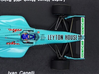 1988 Spark Leyton House March 881 I Capelli Belgian GP 1/43