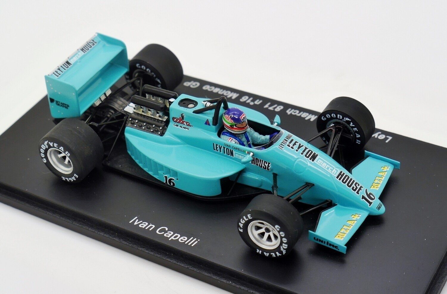 1987 Spark Leyton House March 871 I Capelli Monaco GP 1/43