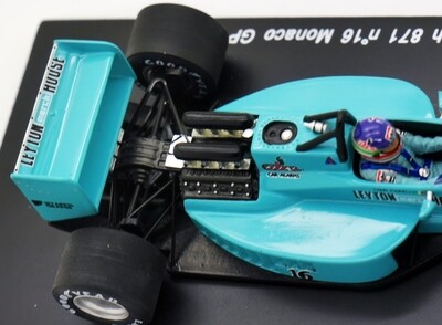 1987 Spark Leyton House March 871 I Capelli Monaco GP 1/43