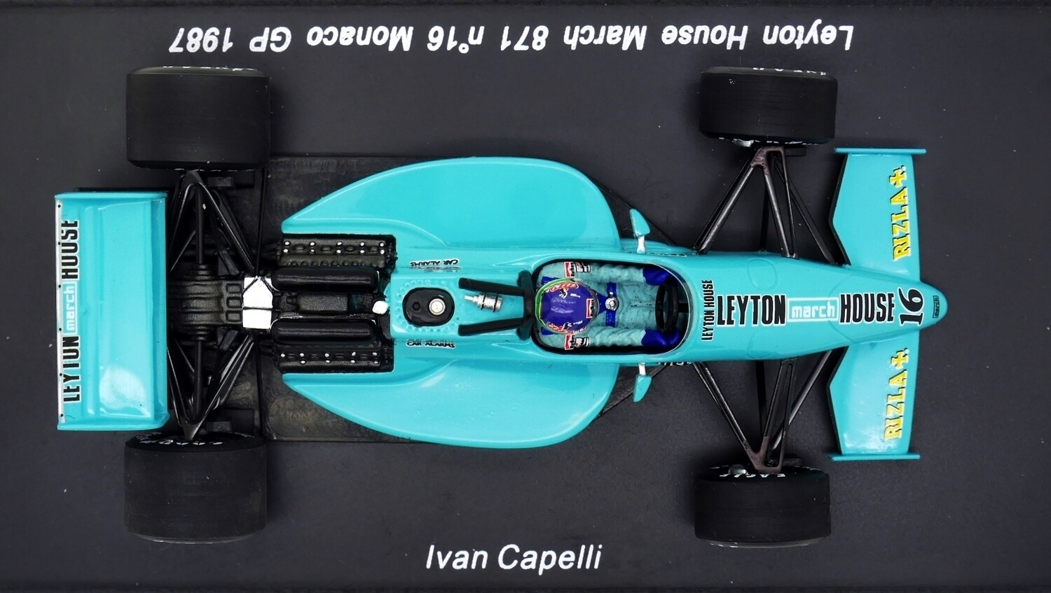 1987 Spark Leyton House March 871 I Capelli Monaco GP 1/43