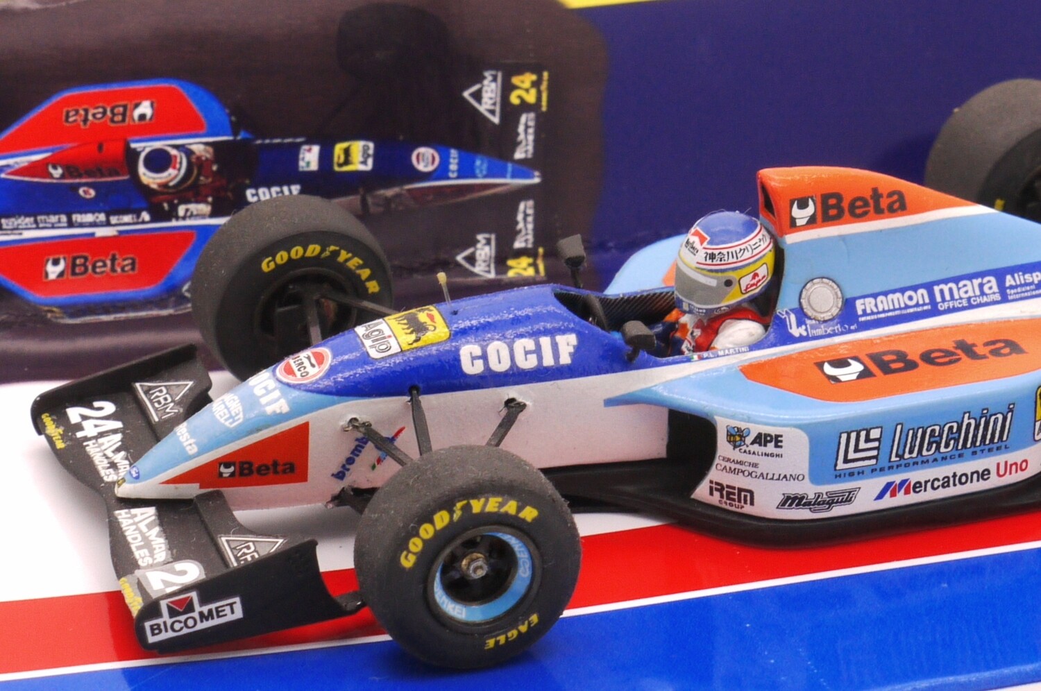 1994 Tameo Minardi Ford M193b M Alboreto 1/43
