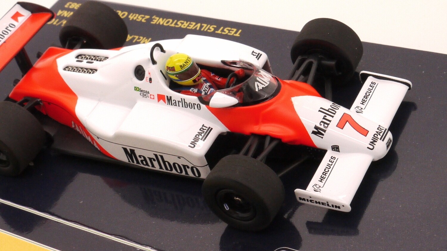 1983 Minichamps Marlboro Mclaren MP4/1c - A Senna - Test Car - 1