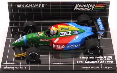 1997 Minichamps Mild Seven Benetton Renault B197 G Berger 1/18
