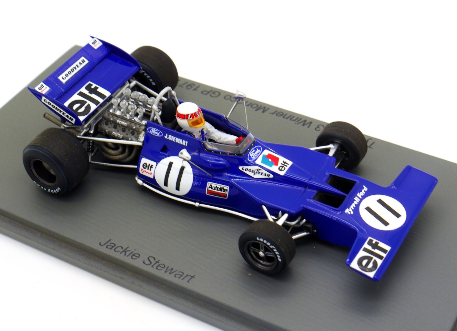 1971 Spark Tyrrell Ford 001 J Stewart Monaco GP 1/43