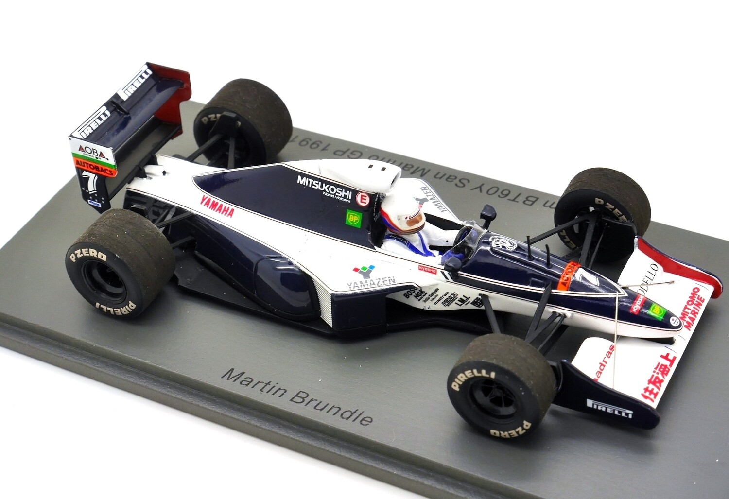 1991 Spark Brabham Yamaha BT60Y M Brundle San Marino GP 1/43