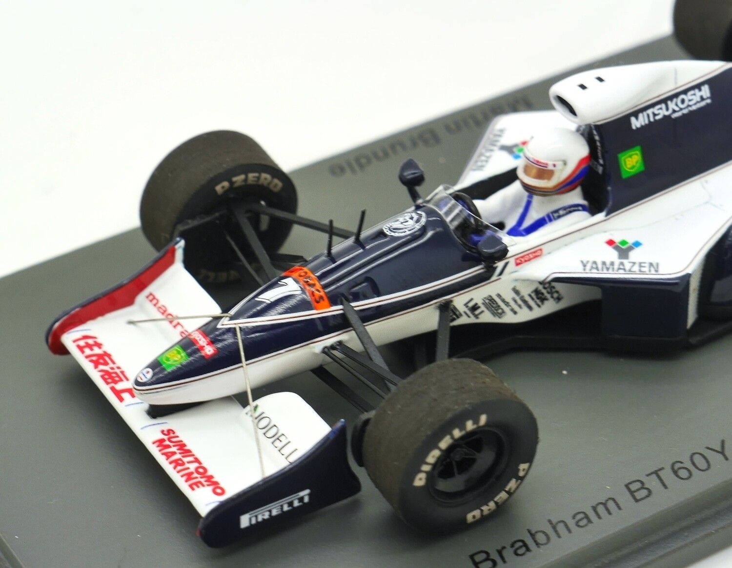 1991 Spark Brabham Yamaha BT60Y M Brundle San Marino GP 1/43