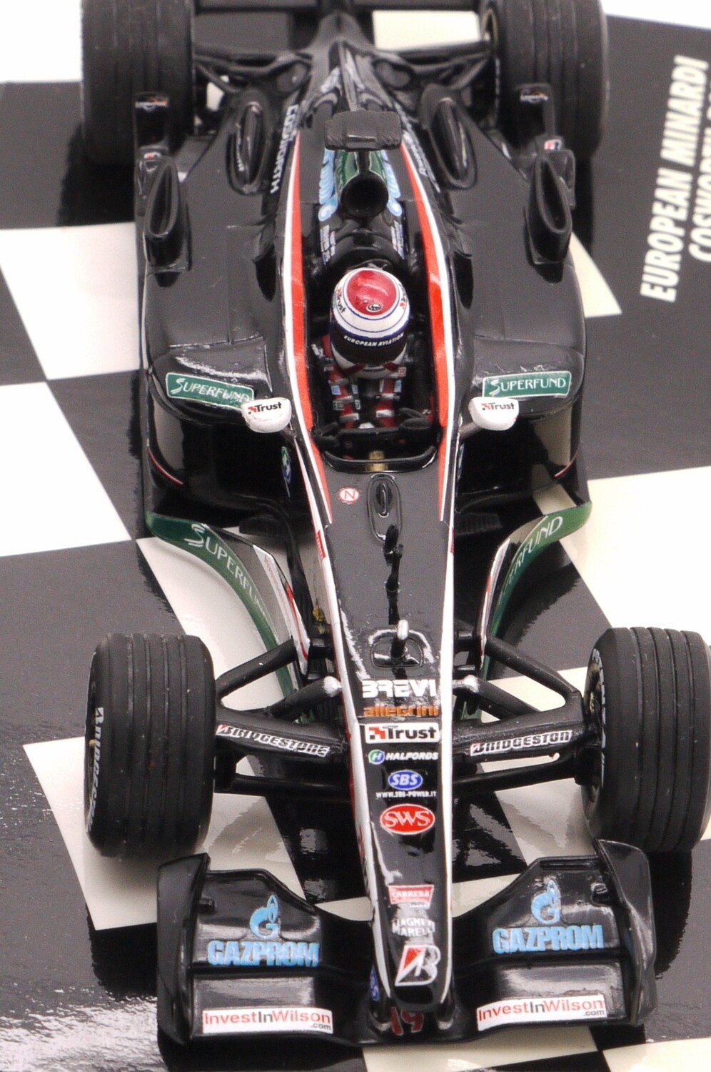 2003 Minichamps European Minardi PS03 J Verstappen Malaysian GP 1/43