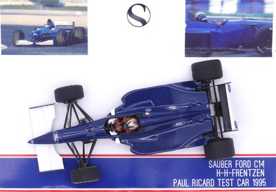 MINICHAMPS 1/43 SAUBER FORD C14 #30 H. H. FRENTZEN