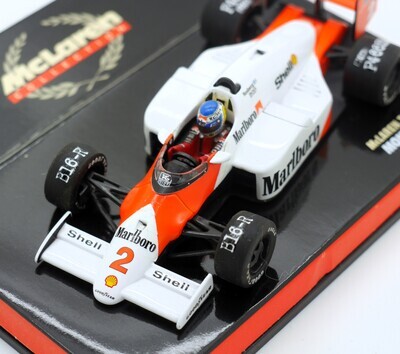 1986 Minichamps Marlb Mclaren MP4/2 K Rosberg Monaco GP 1/43