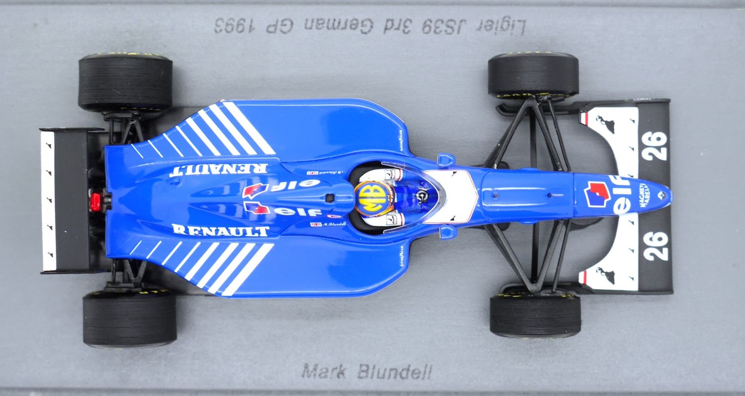 Ligier Renault JS39B Johnny Herbert #25 European GP 1994 Minichamps 1/43 F1 new