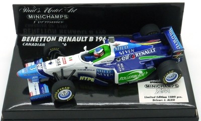 Minichamps SB 1/18 - F1 Benetton Renault B196 1996 Berger