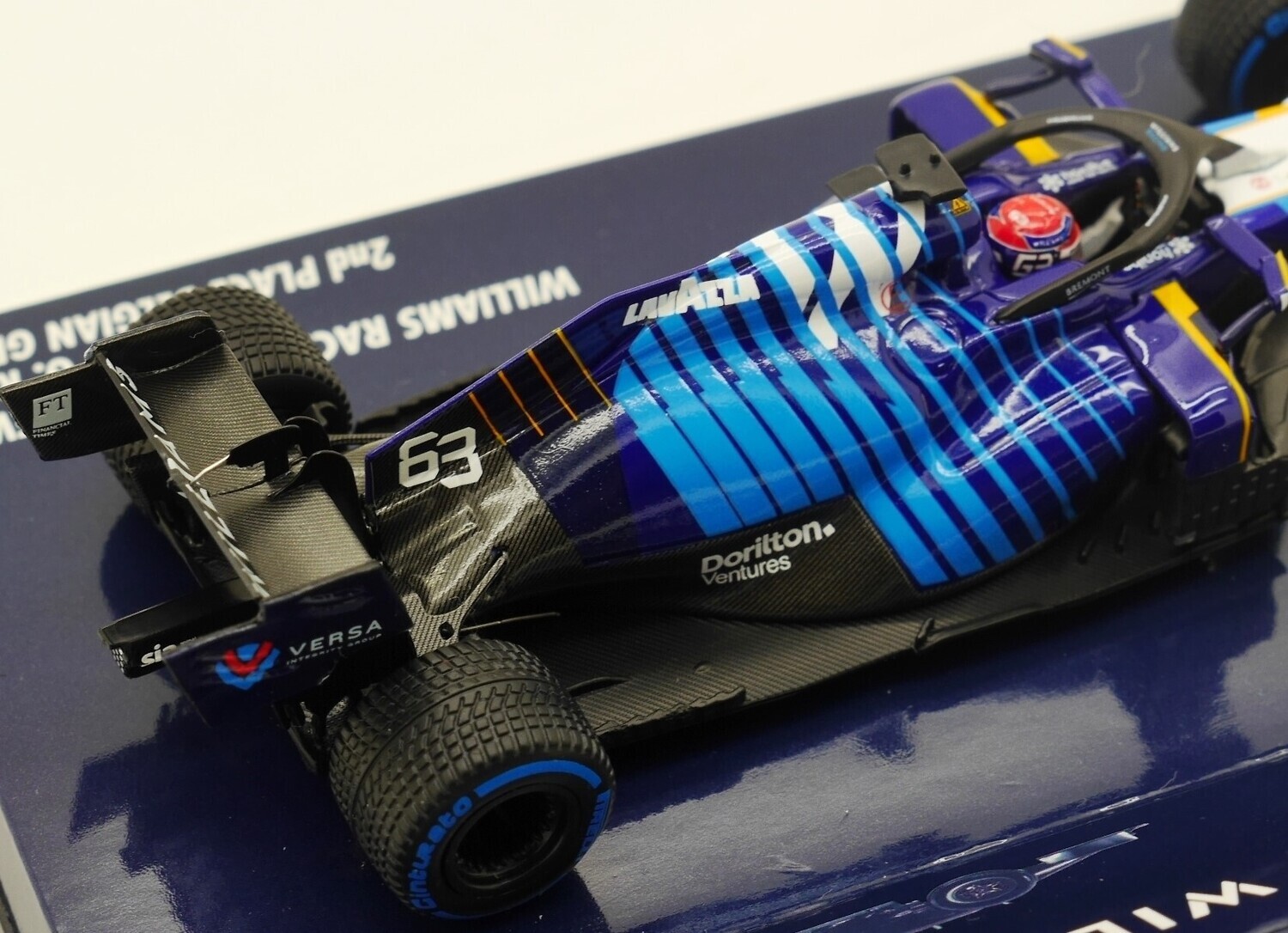 2021 Minichamps Williams Mercedes FW43B G Russell Belgian GP 1/43