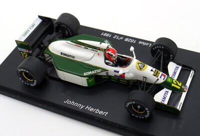 1991 Spark Lotus 102B J Herbert Mexican GP 1/43