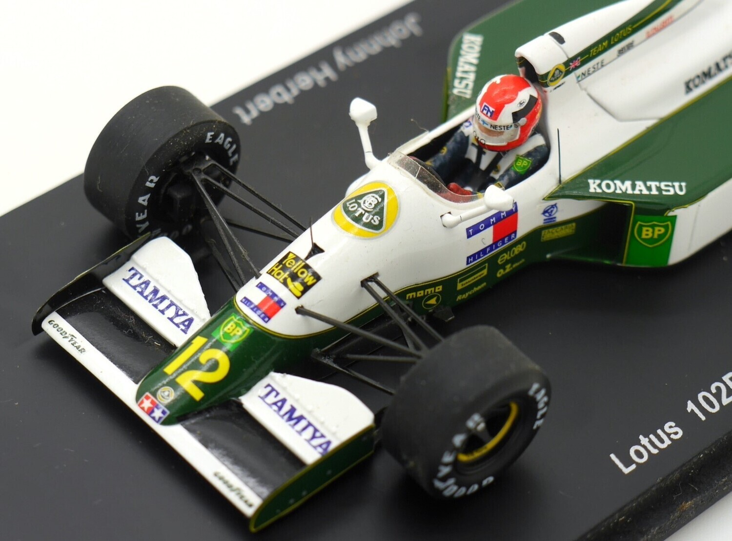 1991 Spark Lotus 102B J Herbert Mexican GP 1/43