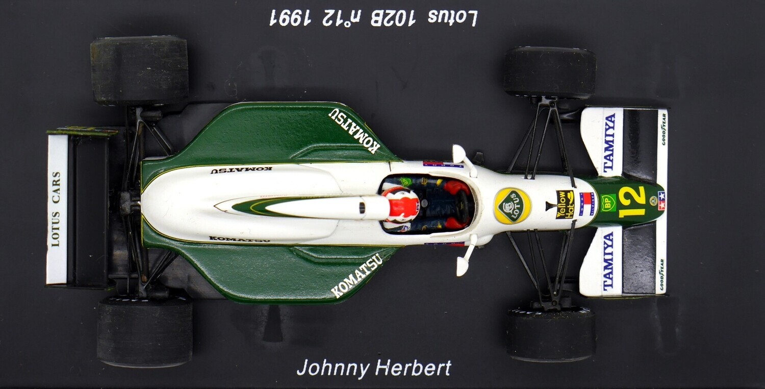 1991 Spark Lotus 102B J Herbert Mexican GP 1/43