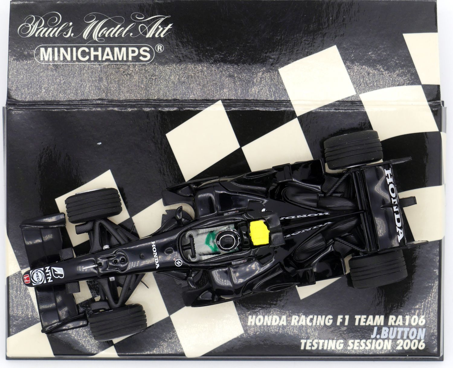 2006 Minichamps Honda RA106 J Button Test car -1/43 scale