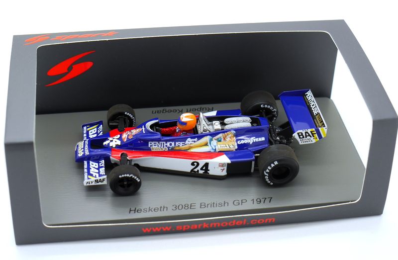 【希少】スパーク 1/43 ヘスケス 308E イギリスGP 1977 □スパーク Spark 1/43 ヘスケス Hesketh 308E #24 イギリス British