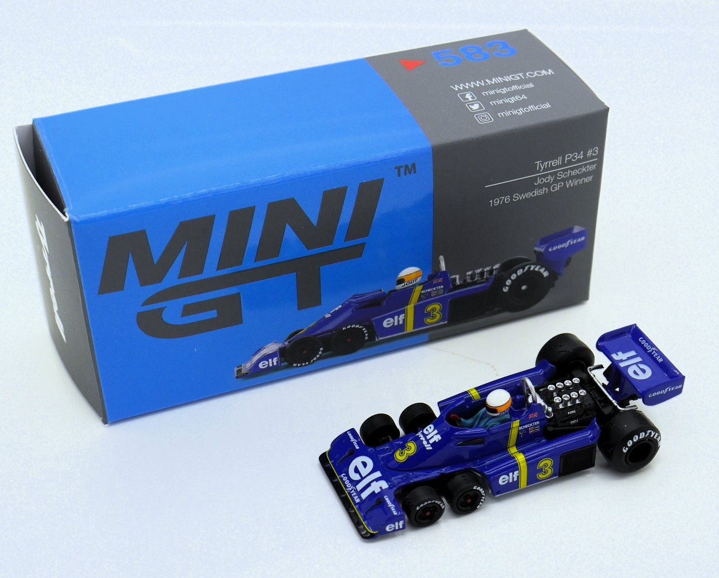 1976 Spark Mini GT Tyrrell Ford P34 J Scheckter Swedish GP 1/64