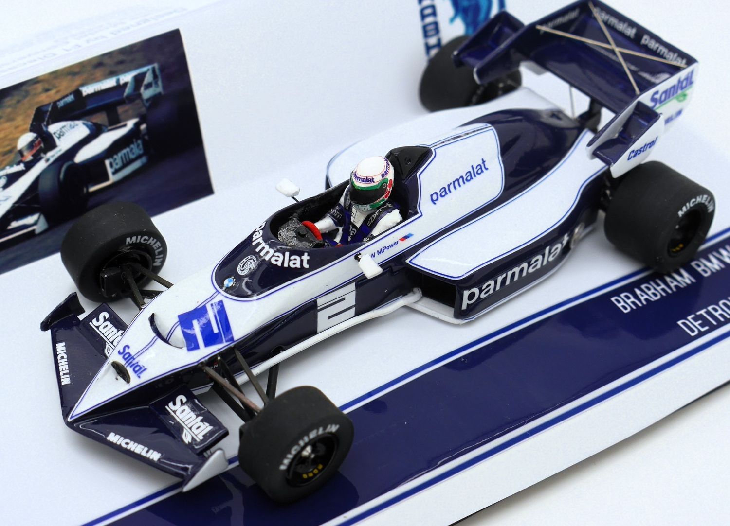 1984 Tameo Brabham BMW BT53 T Fabi USA GP Detroit 1/43