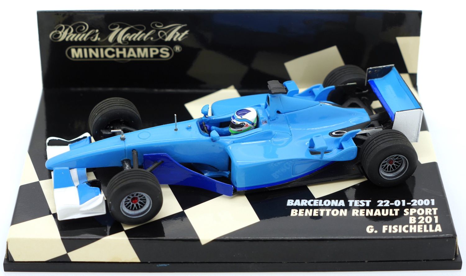 Miniature Minichamps 1/43 – Benetton Renault Showcar 2001 – Fisichella #430 010097