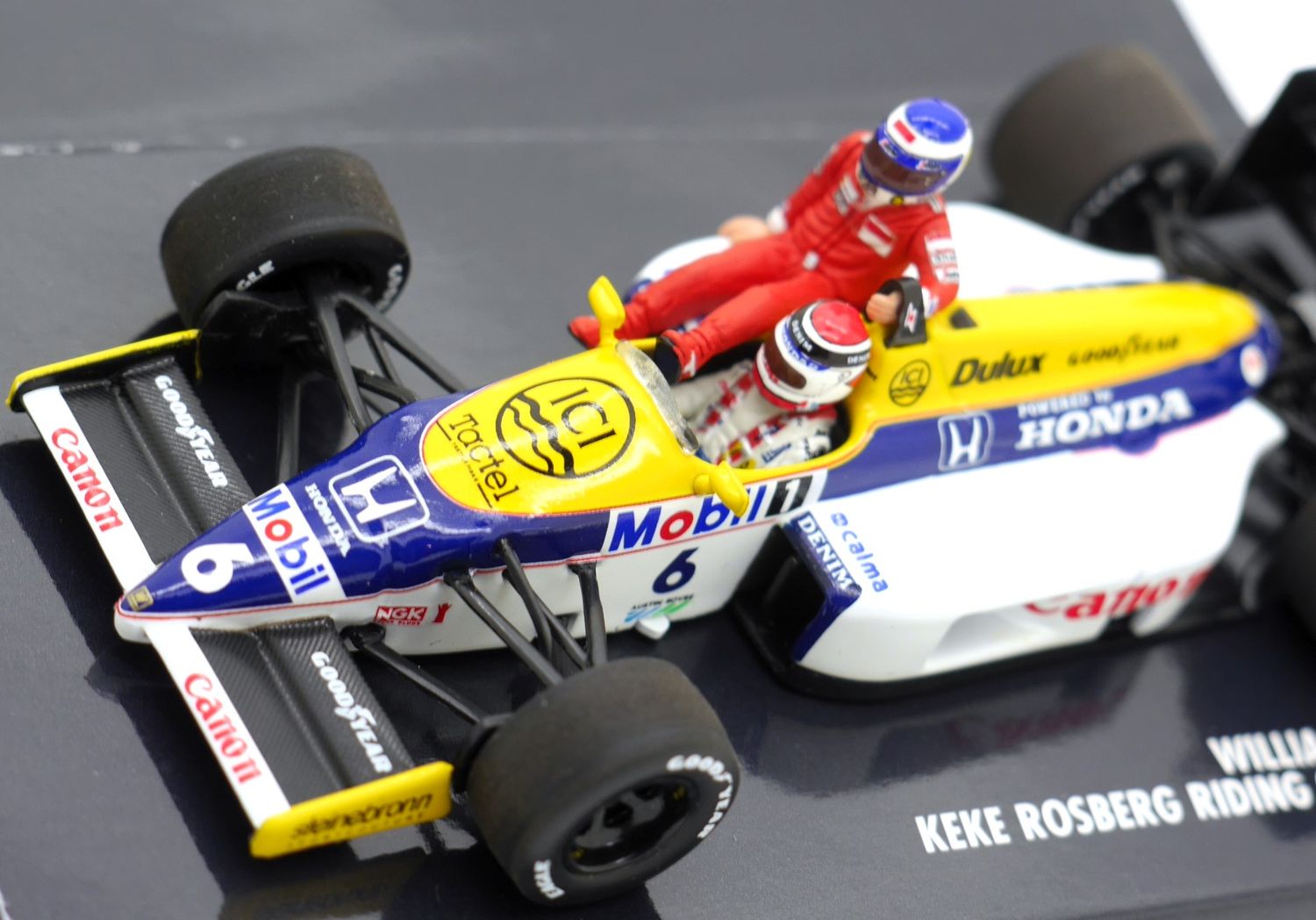 1986 Minichamps Williams Honda FW11 N Piquet K Rosberg German GP 1/43