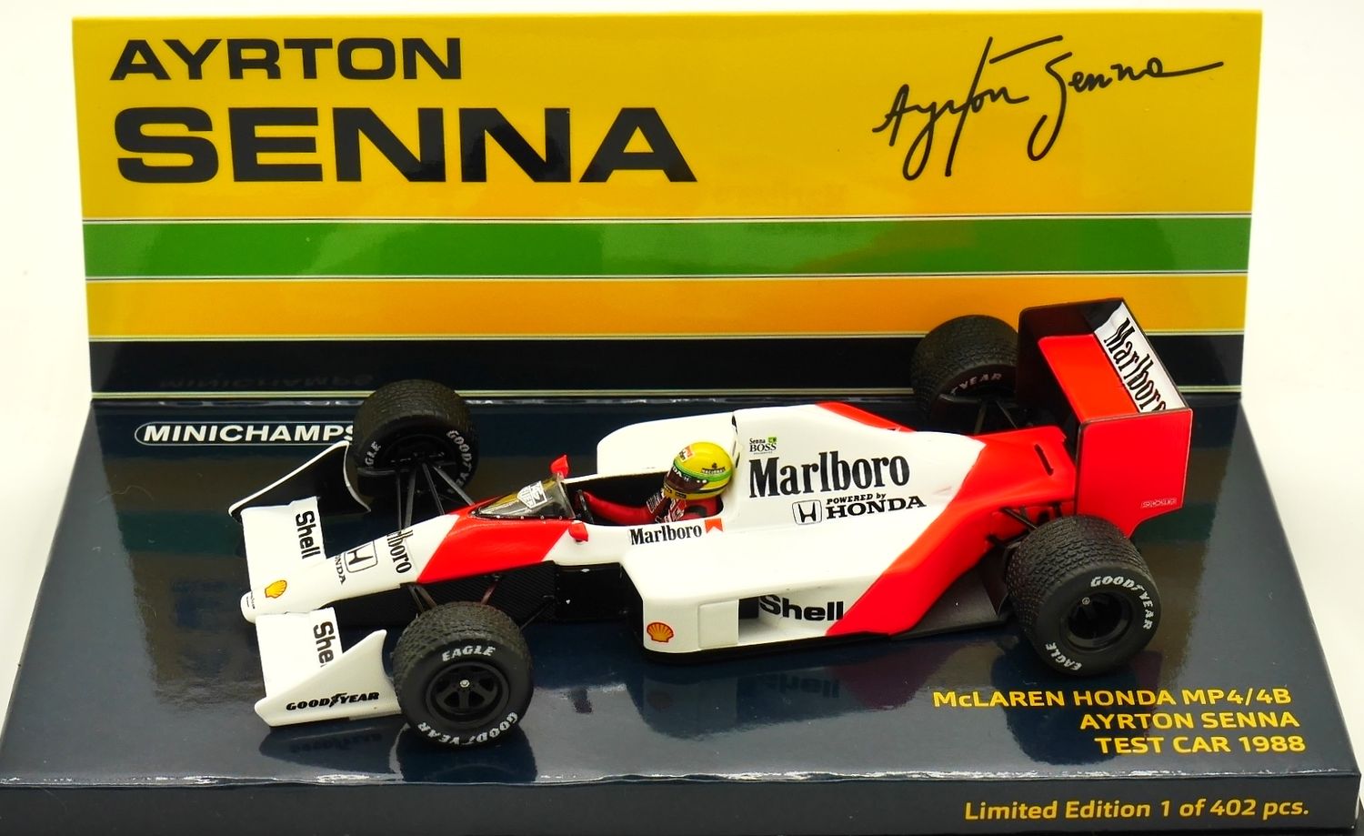 Maquette Minichamps - McLaren MP4/4 PROST, Échelle 1/12, Collectionneur, NEUF
