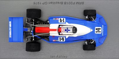 Spark S7096 Brabham BT44B – Bob Evans, GP Angleterre 1976, 1/43, Prévente