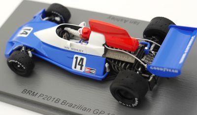 Spark S7096 Brabham BT44B N°32 – GP Angleterre 1976, Bob Evans, échelle 1/43, Neuve
