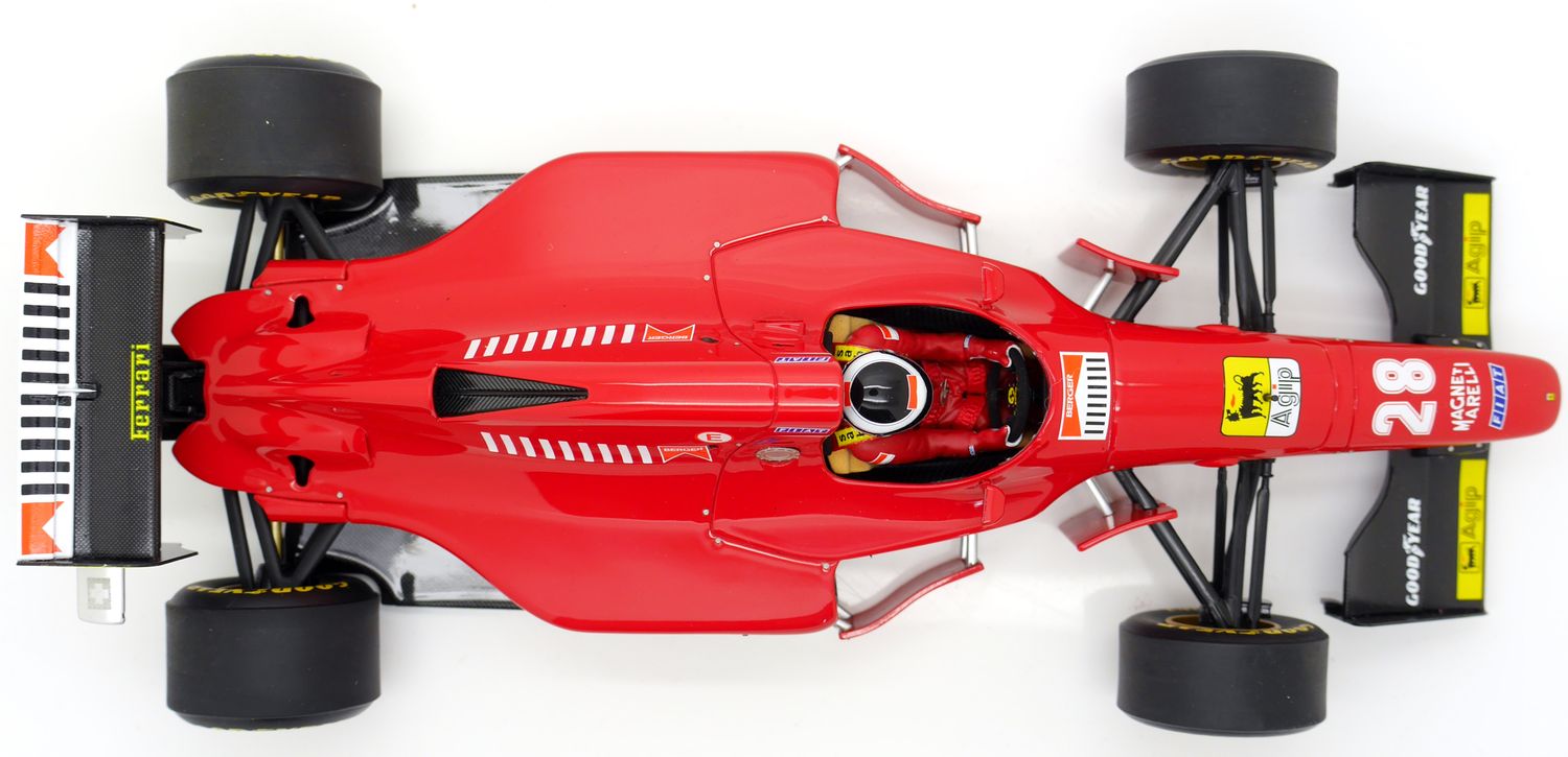 1994 GP Replicas Marlb Ferrari 412T1 G Berger Winner German GP 1/18