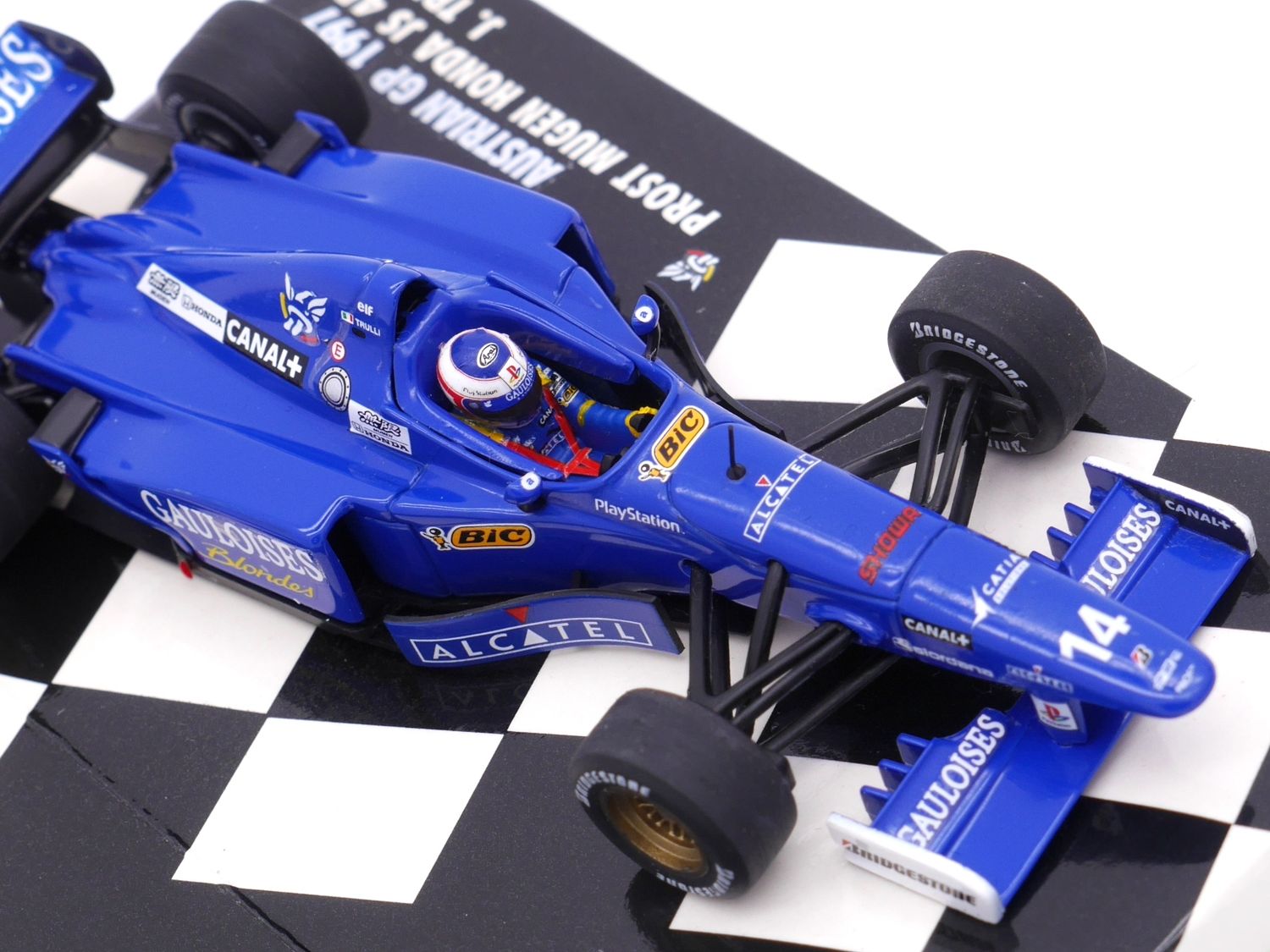 1997 Minichamps Gauloises Prost Mugen Honda JS45 J Trulli 1/43
