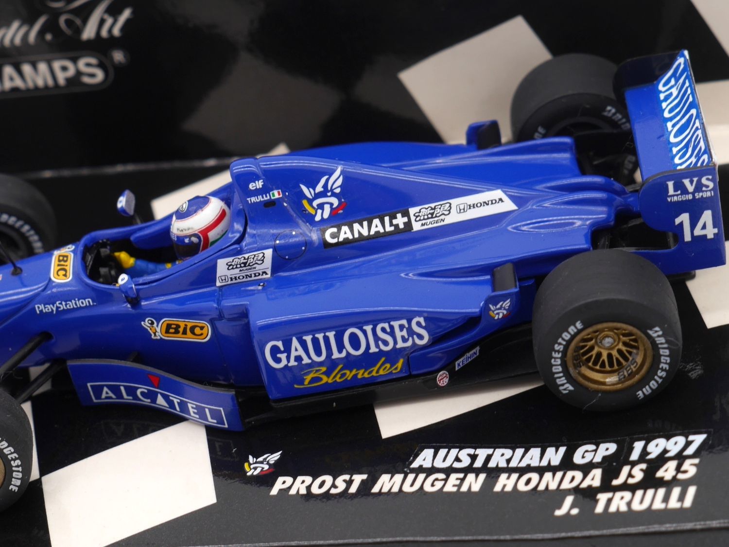 1997 Minichamps Gauloises Prost Mugen Honda JS45 J Trulli 1/43