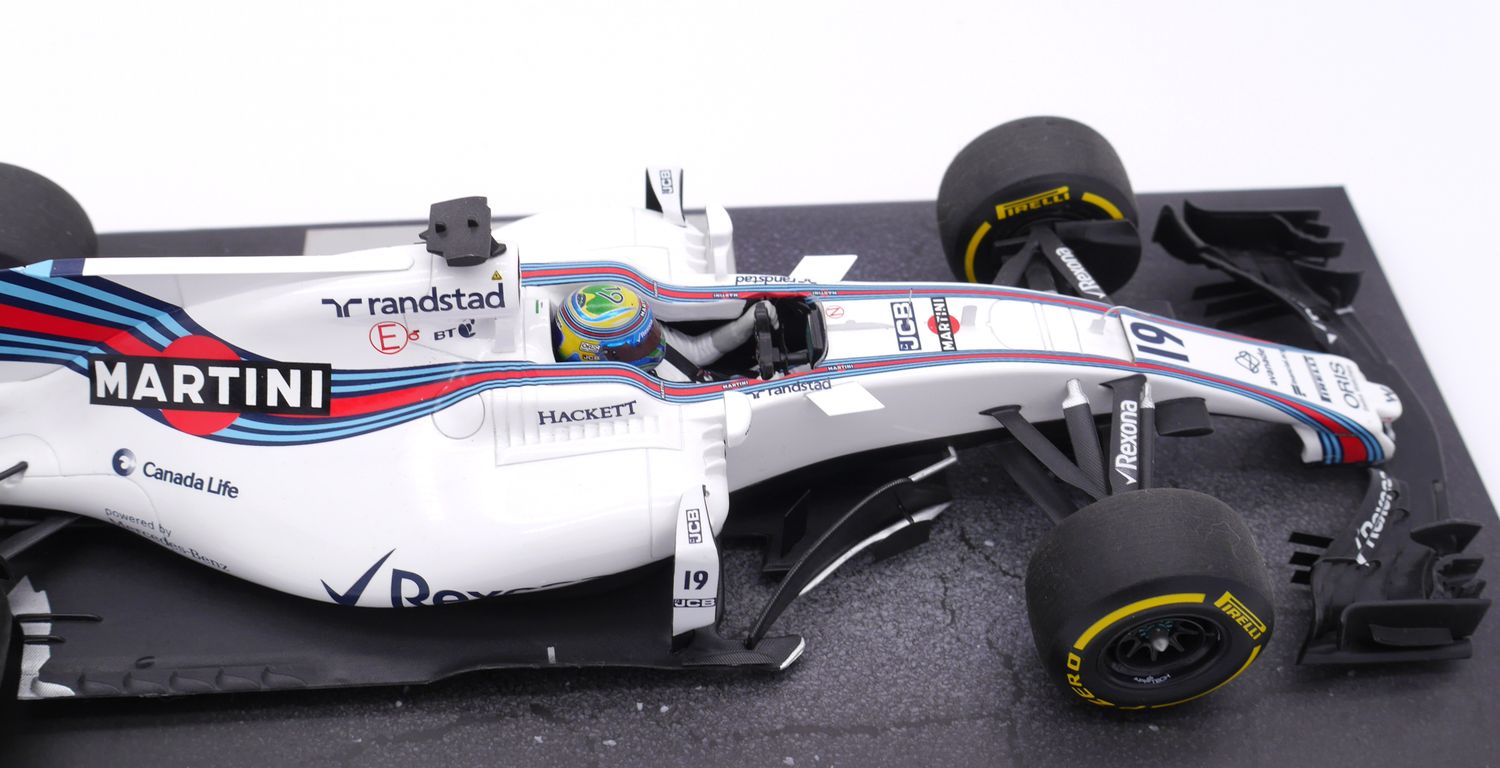 2017 Minichamps Martini Williams Mercedes FW40 F Massa 1/18