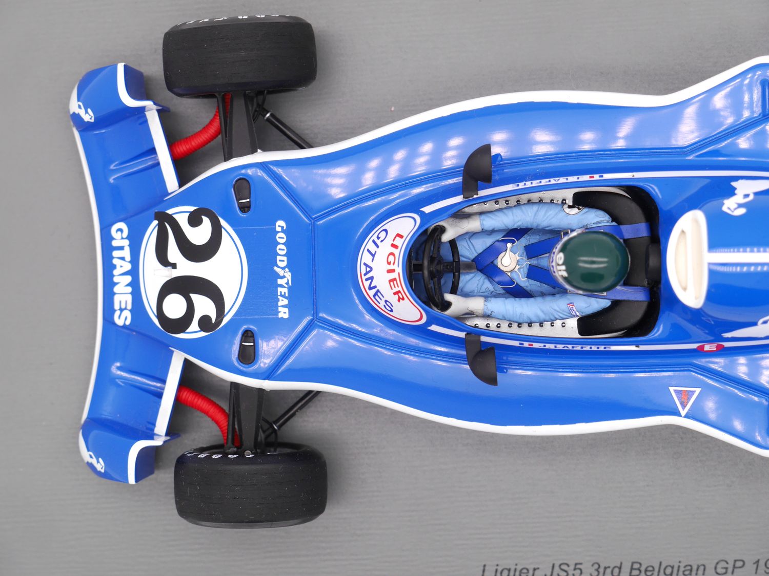 2 Pezzi Adesivo Pubblicità Ligier Gitanes J.Laffite F1 Formula Eins
