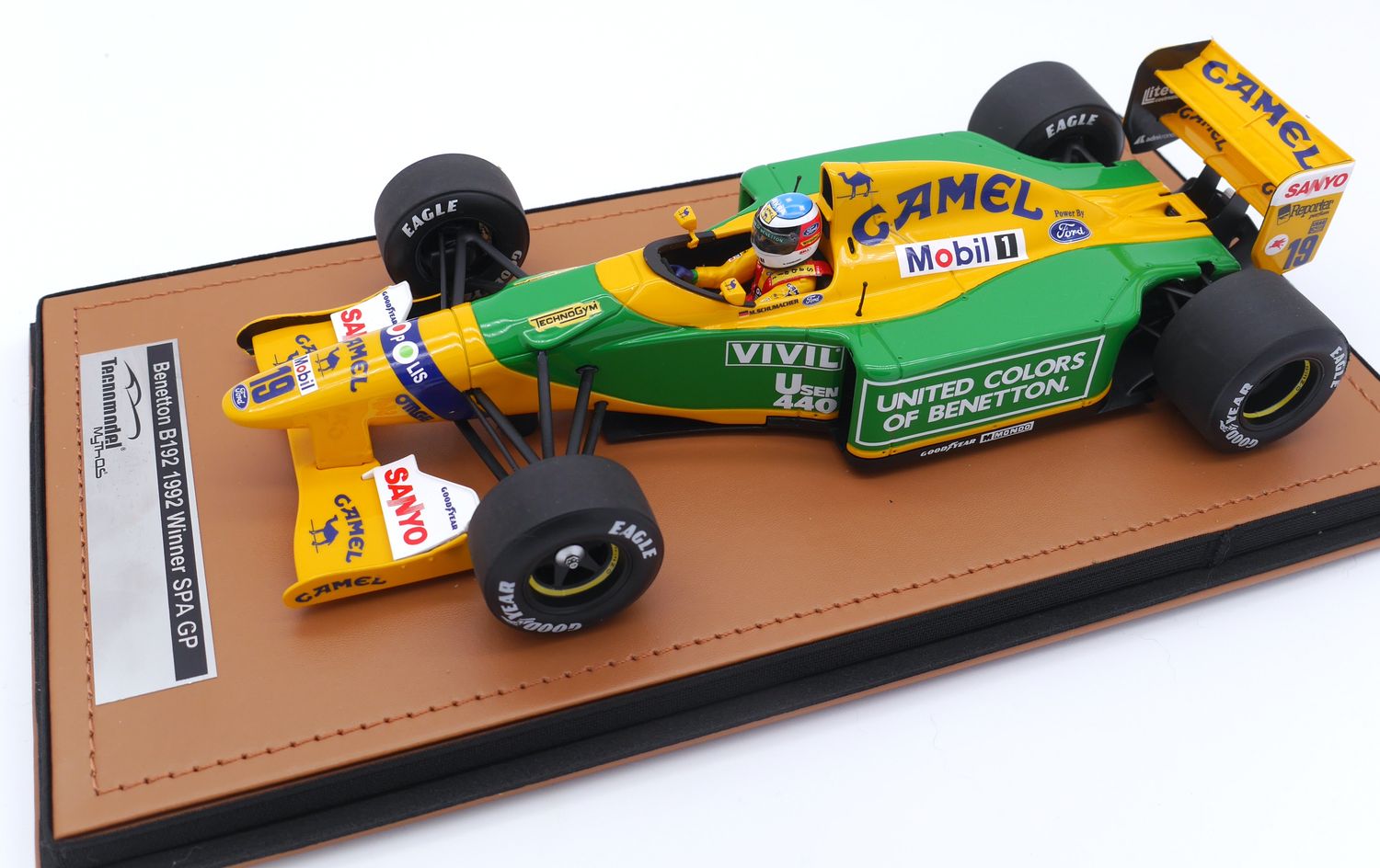 1/18 ベネトン B192 シューマッハ モナコ 1992 キャメル テクノモデル 1/18 ベネトン B192 ベルギーGP 1992 No.19 M