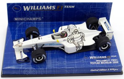 2000 Minichamps Michelin Williams FW21 J Muller test car 1/43