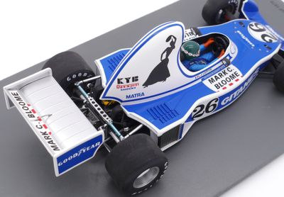 1976 Spark Gitanes Ligier Matra JS5 J Laffite US Long Beach GP 1/18