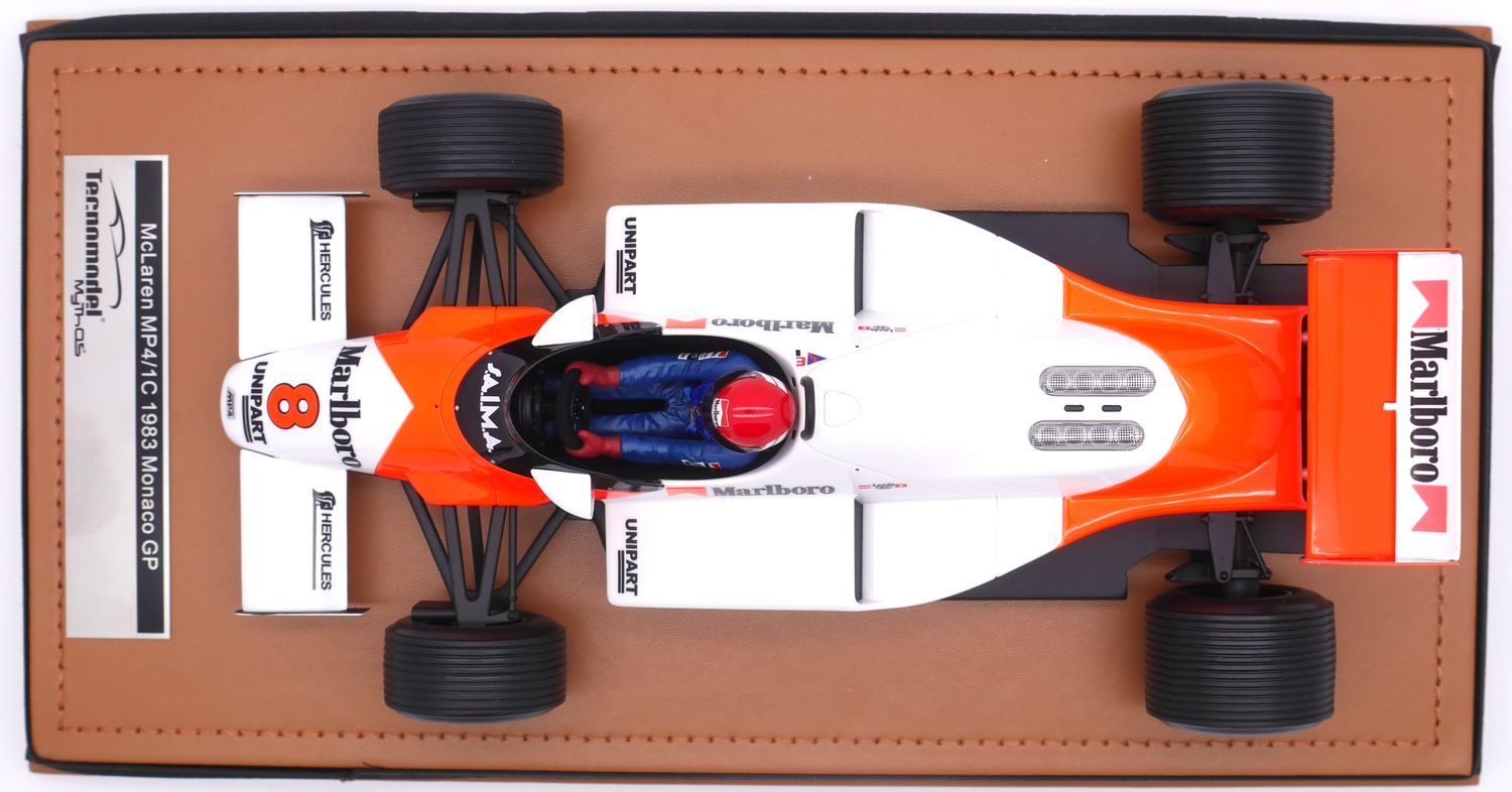 1983 Techno Models Marlb Mclaren Ford MP4/1c N Lauda Monaco GP 1/18