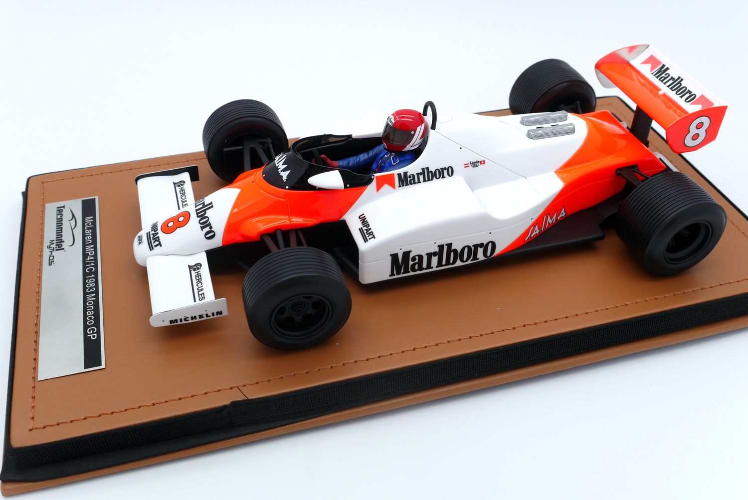 1983 Techno Models Marlb Mclaren Ford MP4/1c N Lauda Monaco GP 1/18