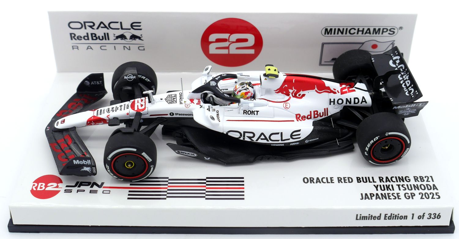 2025 Minichamps Red Bull Honda RB21 Y Tsunoda Japanese GP 1/43